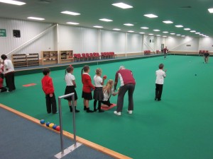 West Town Lane Academy play bowls